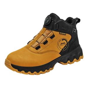 Jeep | Jeep Mens Outdoor Climbing Shoes Anti-slip Wear-resistant New Style Waterproof Off-road Sports Shoes Breathable Shock-absorbing