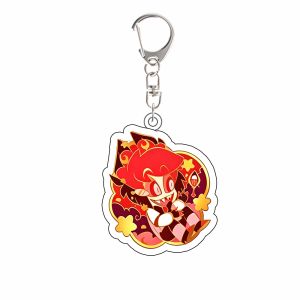 Bandai | for Hazbin Hotel Limited Edition Lucifer Alastor Charlie Angel Dust Peripheral Acrylic Keychain Decoration Pendant Fans Gift