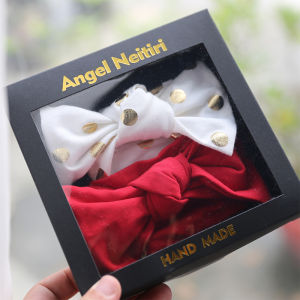 Red Butterfly Knot Baby Girl Headwear Birthday One Year Old Child Hairband Korean Style Children Accessories Hair Decorations