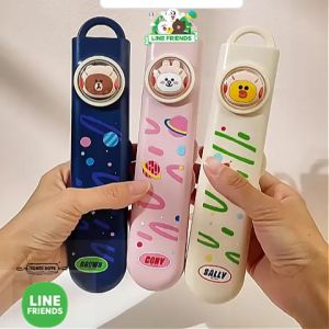 Sendok garpu set 304 stainless tebal korea LINE FRIENDS aesthetic alat makan anak dewasa travel ORI