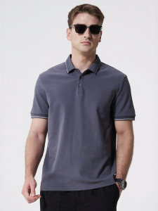 Enjeolon | Heavy Weight Pique Cotton Short Sleeve Polo Shirt 210g