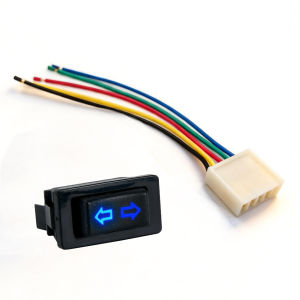 Universal Auto Car Electric Power Window Switch Lifter Control 5 Pin DC 12V 20A Regulator Switch Harness Accessories Button DIY