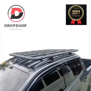 Armor Traveler Pro Roof Rack Cargo Carrier 125cm X 180cm X 4cm with 4 Clips | Universal Flush Side Rail Roof Basket | Heavy Duty Aluminum Roof Luggage Rack for SUV MPV Crossover Sedan Hatchback | Travel Camping Cargo Carrier - dropshop.ph