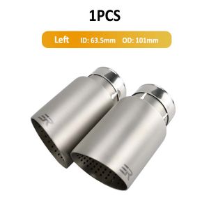 ER Exhaust Tips Matte Stainless Steel Car Exhaust Muffler Tips Tail pipe Exhaust System tail Pipe Nozzle for muffler