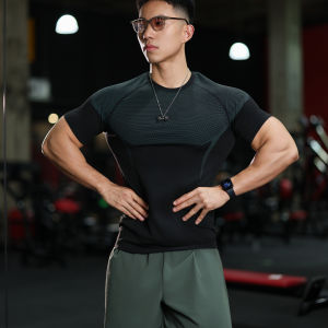 MuscleFaith | Seamless High-Elastic Quick-Drying Mens Compression Shirt