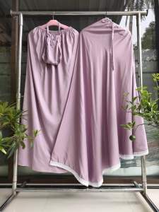𝒴𝓃 | Mukena Dewasa Terbaru 2024 Rayon Polos 2in1 Risteting dan Kerut Kening Free Tas