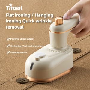 Mini handheld ironing machine 10 seconds fast preheating flat ironing hanging iron portable travel clothing steam iron