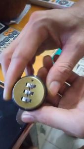 Khóa Số cho Ngăn kéo bàn Cửa tủ Hòm thư Dùng Ván có độ dày từ 18-25MM Loại Hợp Kim Đồng Dầy Dặn Cầm Nặng Tay