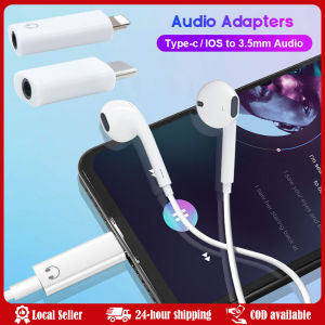 Type-C/IOS to 3.5mm Jack 3.5mm Female to Type C Male Adapter For Samsung For Xiaomi Redmi Huawei Wired Headset Converter OTG Earphone Audio AUX Adapter For iPhone 14 13 Pro Max Type C To 3.5mm With Mic For Samsung Xiaomi Headphone Connector