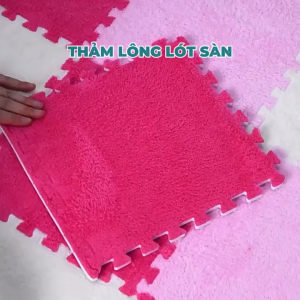 Thảm Ghép Nối NAGO Nỉ Dày Dặn Cho Bé Hình Chữ Nhật Màu Sắc Đa Dạng Thấm Hút Chất Lỏng Dễ Dàng Giặt Sạch
