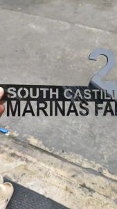 Laser cut Personalized house/Business Number Plate/Signage/Marker/ Acrylic