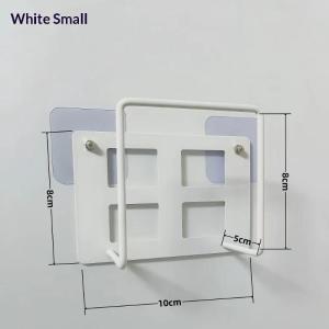 Wall-Mounted Router Set-Top Box Holder No-Drill Multi-Purpose Storage Shelf With Hooks For Home Office