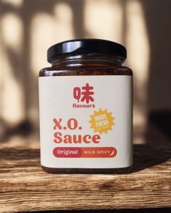 Original Mild Spicy X.O. Sauce by 味 flavours Made Fresh Original Mild Spicy Suitable for enhancing dishes Perfect for adding spice to OG sauce.