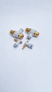 Van Tiết Lưu YSC Van Khóa Nối Nhanh Cắm Ống YSC STNC Ống 4 6 8 10 12 16 - Màu Trắng