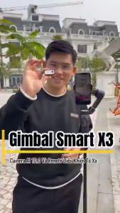 Gimbal SMART X3 PRO Phiên Bản 2026 - Gymbal Chống Rung Điện Thoại Quay Phim Chụp Ảnh Theo Dõi Vật Thể - Gậy Chống Rung Xoay 360 Độ Dễ Dàng Bản Nâng Cấp Mới Nhất Hỗ Trợ Quay Chụp Chuyên Nghiệp Hàng Chính Hãng