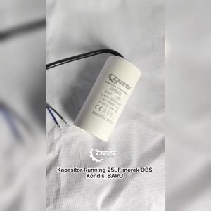 Kapasitor Running 25 uF merek DBS kondisi BARU