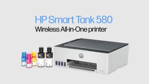 Hewlett-Packard HP Smart Tank 580 All-in-One Wireless Printer (Print / Scan / Copy / WIFI) [FREE HP GT53XL & GT52 INK]