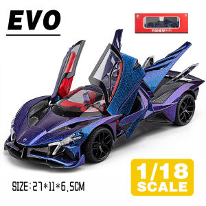 LEO 1:18 Apollo EVO Diecast โมเดล รถอัลลอยด์รถยนต์ของเล่นคอลเลกชันของขวัญสําหรับเด็กชายสาว ของเล่นเด็ก
