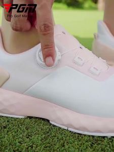 PGM | PGM Womens Golf Shoes Are Waterproof Non Slip Comfortable Shock-absorbing and Nail Free Sports Shoes XZ364