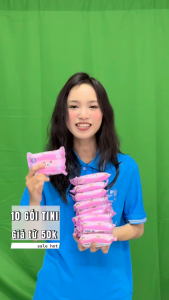 Thùng 60 Gói Khăn Ướt Mini Tini Baby Wipes 20 Tờ / Gói Khăn Ướt Cho Bé Không Cồn Không Paraben | Nano Tissue Official