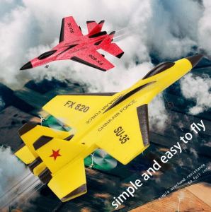 Foam Remote Control Glider FX620 Fixed-wing Fighter Su-35 Model With Lights Electric Remote Control Aircraft
