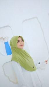Daffi Hijab CITRA Jilbab Istan Jersey Aksen Tali Serut Premium Kekinian 2025