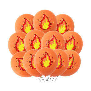Fire Truck Party Balloons Set for Kids Latex Balloon Baby Shower Fireman Firefighter Birthday Party Decorations 12Pcs