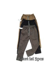 Paket isi 3 Celana Panjang Chino Anak Laki laki Usia 1-12th