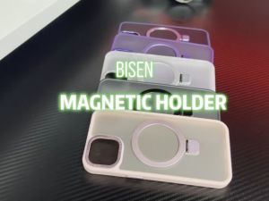 BISEN MAGNETIC HOLDER   Classic Style Mobile Phone Case  For Sam S23 A24 Series