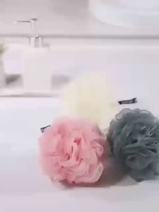 COSE Nordic Bath Shower Sponge Loofahs Mesh Pouf Shower Ball Exfoliating Shower Sponge Bath Ball Scrub Span Mandi沐浴球浴花球