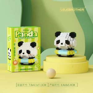 New Cute Cartoon Variety Of Red Panda Educational Building Blocks Toys Room Decoration Childrens Birthday Or Christmas Gift