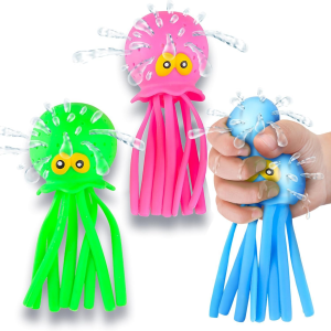 Octopus ลูกบอลน้ําสระว่ายน้ําของเล่นสําหรับเด็ก Sensory Octopus ระเบิดน้ํา Splash Balls เด็กวัยหัดเดินของเล่นอาบน้ําสระว่ายน้ําลอยของเล่นว่ายน้ํา