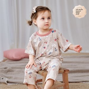 UIN BABY | Bộ Đồ Ngủ Hè Nhẹ Cho Trẻ Em