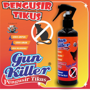 [ BERGARANSI ] Obat Pengusir Tikus Kecoa Serangga Anti Rat Semprot Paling Ampuh Di Rumah Racun Semprotan Pembasmi Usir Tikus Cair Di Kap Mesin Mobil Interior Gun Killer 250 ml - Cairan Spray Penghilang Anti Tikus Tahan Lama Pemusnah Mengusir Curut Tikus