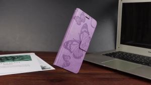 Leather Wallet Flip Case for Google Pixel 7 7A 8 8A 9 9A 10 10A 11 Pro XL | Butterfly Embossed Design with Card Holder