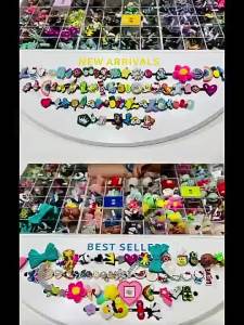 Jibbitz cross charm Shoe Buckle Hole Shoe Accessories Shiny Star Fashion Decorative Buckle