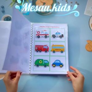 Học Liệu Bóc Dán Montessori MESAUKIDS Đồ Chơi Giáo Dục Nhiều Chủ Đề Đồ Chơi Phát Triển Trí Tuệ Thông Minh Cho Bé