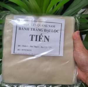 Bánh Tráng Đại Lộc 1KG - Đặc sản Quảng Nam bánh tráng cuốn thịt heo chấm mắm nêm chuẩn vị quê - Đóng gói tiện lợi 500g/bịch