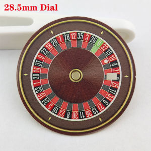 35mm Watch Dial NH35 Dial Roulette Wheel Creative Color-Printed Series Dial Is Suitable for NH35/36 Movement Watch Accessories