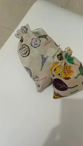 10Pcs/lot Ethnic Wind Cotton Gift Bag Packing Jewelry 10x14cm Drawstring Pouch Cosmetic Wedding Candy Wrappling Reusable Sachet