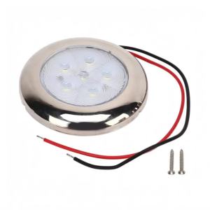 12V RV LED Ceiling Dome Light IP65 Waterproof White Lighting for Boat Camper Van Caravan Truck