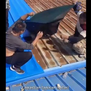 Membrane Atap Adem & Tahan Air: Pelapis Atap Beton & Talang Pipa Anti Bocor