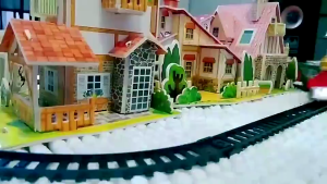 Christmas Electric Train Santa Claus Rail Car Kids Xmas Train Gift Christmas Train Model