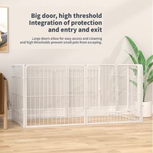Sturdy Anti-Rust Cage & Adjustable Pet Playpen: A Comprehensive Guide