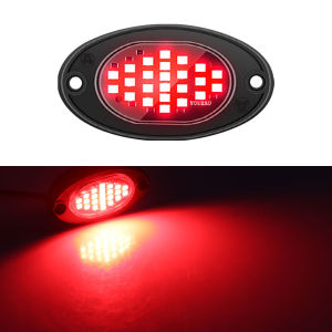 KEVANLY | 1PC 24SMD Đèn LED Ô Tô Điều Hướng Cho Xe Máy 12V Neon Rock Ánh Sáng Môi Trường Xung Quanh Khung Xe 4X4 Xe Địa Hình SUV Đèn Trang Trí