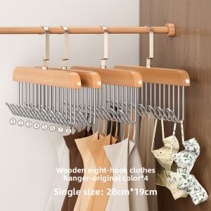 SIVASS | Wave Shaped Multipurpose Wooden Hanger