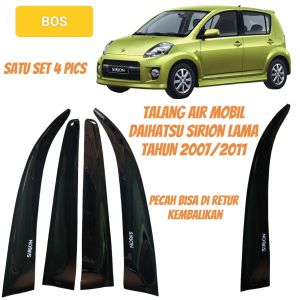 talang air mobil Daihatsu sirion lama gen1 model slim standar tahun 2007/2011