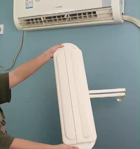 DIY แผ่นบังลมแอร์ ปรับระดับและทิศทางลมเครื่องแอร์ ที่กั้นแอร์ ที่เบนทางลม ติดตั้งง่าย พับเก็บได้ ช่วยให้ความเย็นกระจายทั่วห้อง