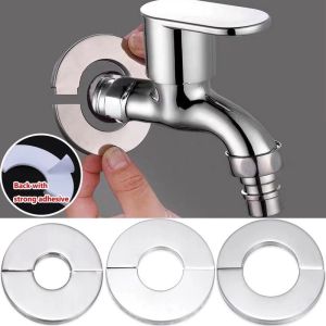 New Stainless Steel Water Pipe Faucet Decorative Cover Detachable Bathroom Wall Faucet Decorative Cover Accessories