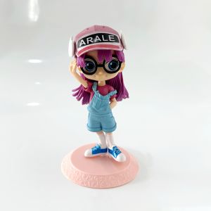 Bandai | 1 Pc Anime Arale Action Figures Wear Glasses Dr Slump Girl Standing PVC Model Collection Gift Toy